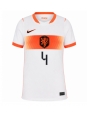 Ženske Nogometnih dresov Nizozemska Virgil van Dijk #4 Gostujoči SP 2026 Kratki rokavi Ženske Nogometnih dresov Nizozemska Virgil van Dijk #4 Gostujoči SP 2026 Kratki rokavi